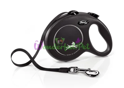 Рулетка FLEXI NEW CLASSIC L 5 м лента черная