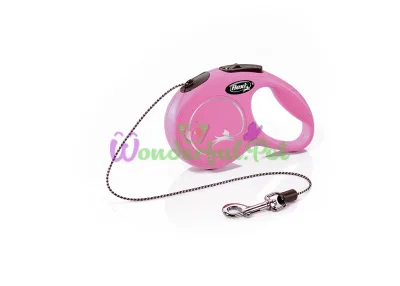 FLEXI New Classic XS Leash 3 m 8 kg Pink Cord