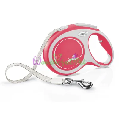 Рулетка FLEXI NEW COMFORT L 8 м лента красная