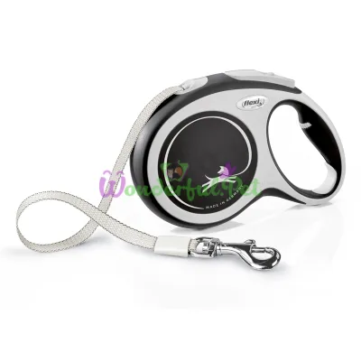 Рулетка FLEXI NEW COMFORT L 8 м лента черная