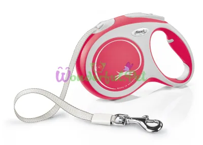 Flexi New Comfort L Retractable Leash 5 m Red Tape