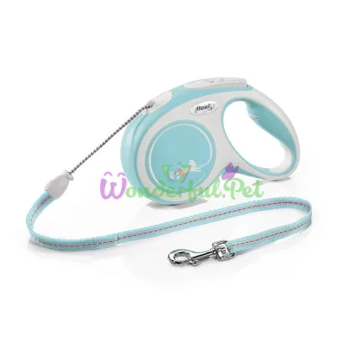 Рулетка FLEXI NEW COMFORT M 5 м трос голубой