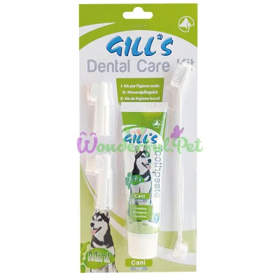 Зубная паста GILLS мята + 3 щетки в набори, 100г, 6шт уп. (цена за шт.)