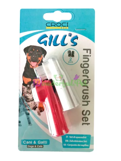 GILLS Finger Toothbrush Set, 2 pcs