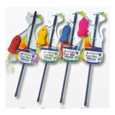 Игрушка для кошек. CROCI STICK дразнилка рибка сезаль, 40 см