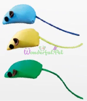 Cat toy. CROCI pastel mouse, 5 cm