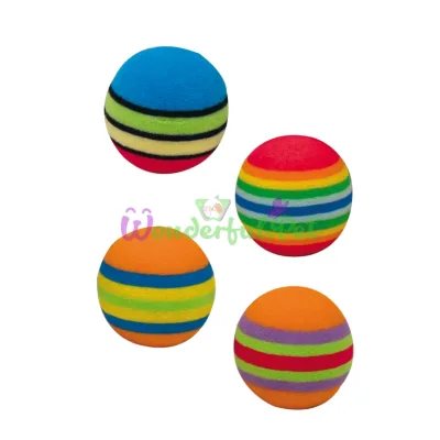 Игрушка для котов CROCI мяч зефир радуга 3.5 см 1 шт