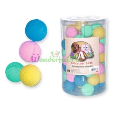 Игрушка для кошек. CROCI мяч зефир., Д = 5 см