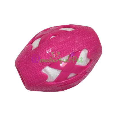 Игрушка для собак CROCI CATCHER Регби мяч, резина, розовый, 14 см