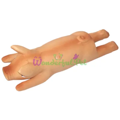 Игрушка для собак CROCI Свинка, латекс, пищалка, 25 см
