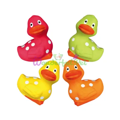 Игрушка для собак CROCI Уточка, латекс, пищалка, 8 см 1