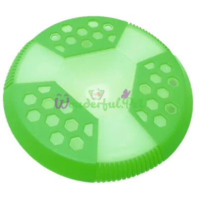 Игрушка для собак CROCI, серия GLOW, Фрисби, люминесцентная, высокопрочная резина, 7X17X3 см