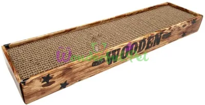 CROCI Corrugated Cardboard Scratcher, TEXTURE (Gold), 48x12x5 cm