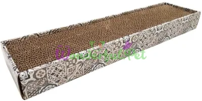 CROCI Corrugated Cardboard Scratcher, TEXTURE (Majolica), 48x12x5 cm