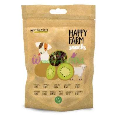 Лакомство Croci Dog HAPPY FARM Snacks Lamb Kiwi 80 г