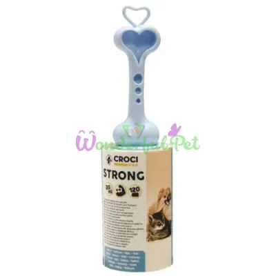 Sticky Lint Roller with Talc Scent, 20 m, Ø60 mm, 12 pcs per pack