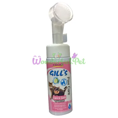 Мусc GILLS для подушечек лап, с щеткой, 150 мл,