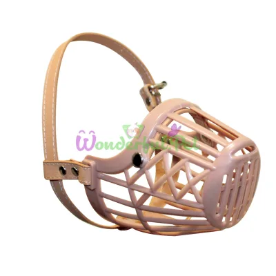 Plastic Muzzle, Size M for Border Collie, 10x6x6x40cm