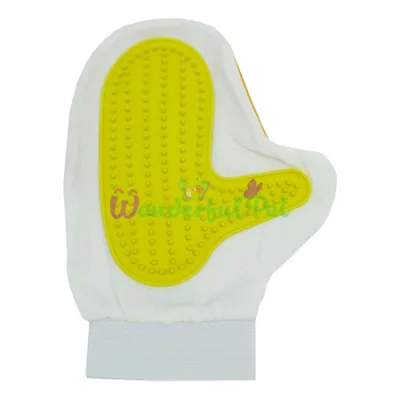 Massage Grooming Glove, Rubber & Fabric, 240×17 mm