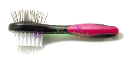 CROCI Mini Double-Sided Brush-Comb, 14x3.7x4.5 cm, 3 pcs