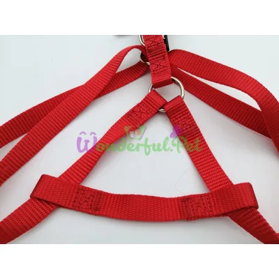 Шлейка SPEEDY, красная, нейлон, 49-74x1,6 см