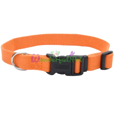 Coastal New Earth Soy Dog Collar КОСТАЛ СОЕВЫЙ ЭКООШЕЙНИК для собак , оранжевый см., XXS см., 1 х 15-20 см см.