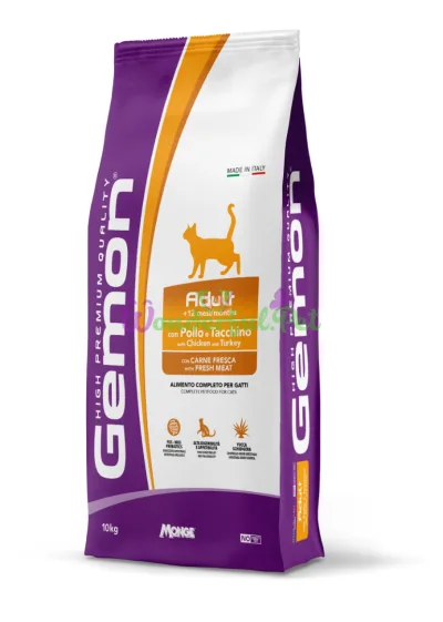 Сухий корм GEMON Cat Adult Complete Chicken Turkey 7 кг