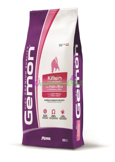 GEMON CAT Kitten Chicken Rice Dry Food 7 kg