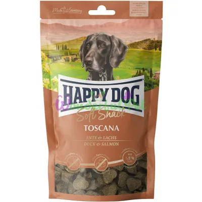 Лакомство Happy Dog Soft Snack Toscana Salmon Duck 100 г