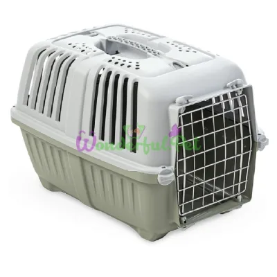 MPS 2 PRATIKO 2 Metal Pet Carrier Light Green 55x36x36 cm