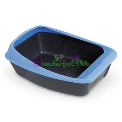 Туалет д киш с рамкою VIRGO DARK GREY BLUE 52x39x20 (6 шт в ящ)
