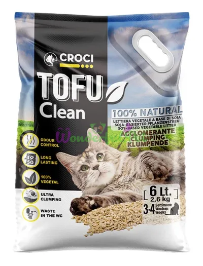 Croci Tofu Clean Cat Litter, 6 L