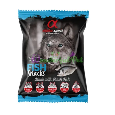 Полувлажное лакомство Alpha Spirit Snacks Fish 50 г