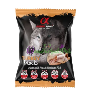 Полувлажное лакомство Alpha Spirit Snacks Turkey 50 г