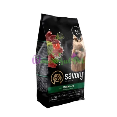 Сухой корм Savory Adult Dog Small Breed Lamb 3 кг