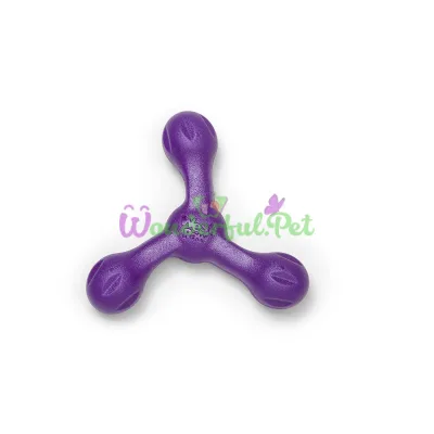 Игрушка для собак Skamp Large Eggplant Скамп Три пелюстки вел. фиол. 22см