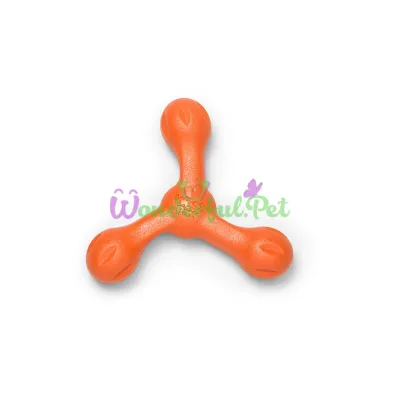 Игрушка для собак Skamp Large Melon Скамп Три пелюстки вел. оранжева 22см
