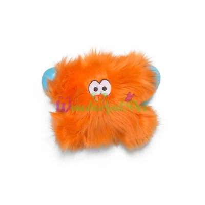 Іграшка пищалка для собак Fergus Orange Fur Фергус пухнастий оранжевий 16см