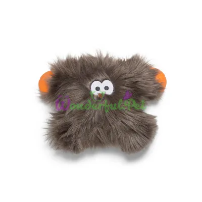Іграшка пищалка для собак Fergus Pewter Fur Фергус пухнастий срібно-корич. 16см
