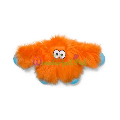 Игрушка пищалка для собак Jefferson Orange Fur Джефферсон пухнастий оранж. 17см