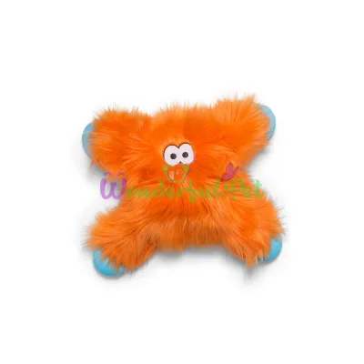 Іграшка пищалка для собак Lincoln Orange Fur Лінкольн пухнастий оранжевий 23см