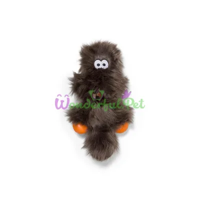 Іграшка пищалка для собак Sanders Pewter Fur Сандерс пухнастий срібно-корич. 28см