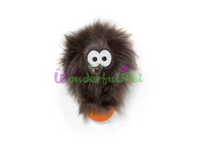 Игрушка пищалка для собак Rosebud Pewter Fur Роузбуд пухнастий срибно-корич. 17см