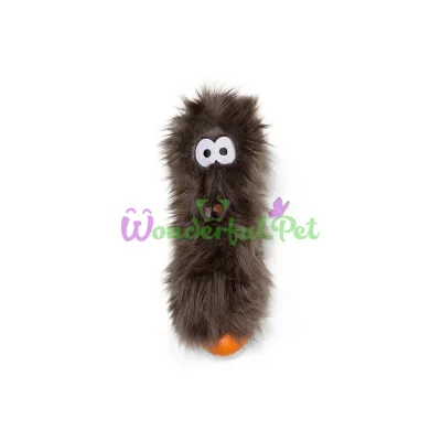 Игрушка пищалка для собак Custer Pewter Fur Кастер пухнастий срибно-корич. 26см