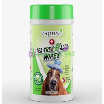 Влажные салфетки ESPREE Tea Tree Aloe Wipes 50 шт