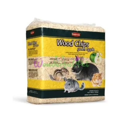 Wood chips apple 1kg Гигиеничний наповнювач Падован Вуд чипс еппл 14л 1кг