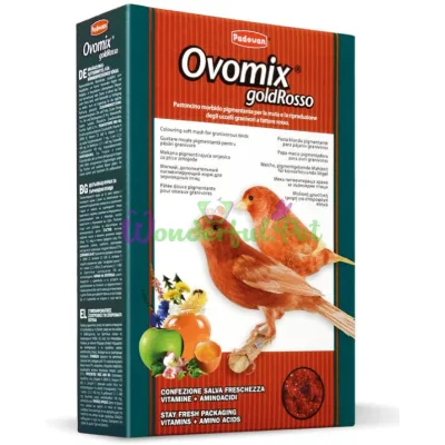 Ovomix (PP00196) rosso 300g Корм для птиц Падован Овомикс россо 300г
