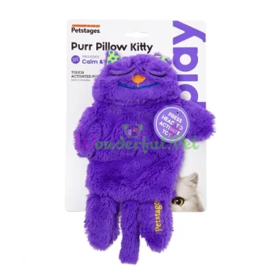 Игрушка для кошек Петстейджес Кот-подушка антистрес Мур-Мур арт pt719