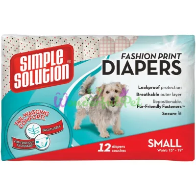 SS Fashion Disposable Diapers Small (12 p) Гигиенические подкладки для животных малые по 12 шт