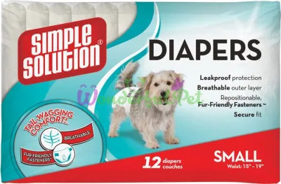 SS Disposable Diapers Small (12 p) Гигиенични пидкладки для тварин мали по 12шт